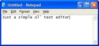 نرم افزار notepad